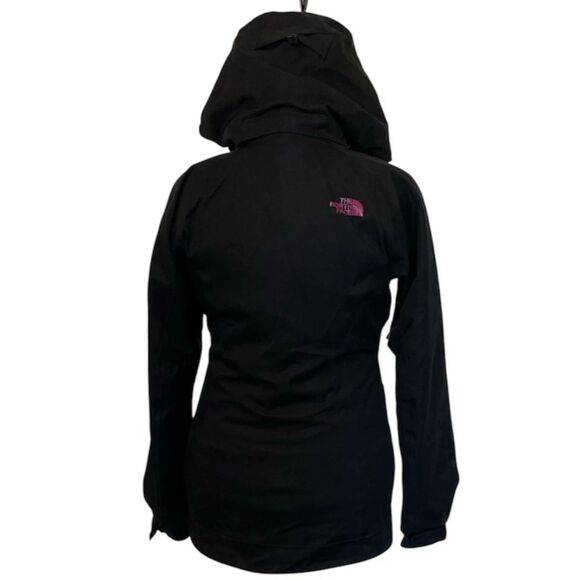 The North Face HyVent Women's Theroball Quilted Lined Jacket Size SP Black/Pink - Picture 2 of 16